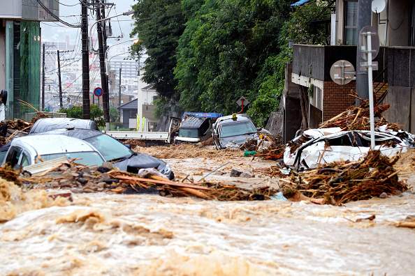 Medio centenar de fallecidos por lluvias en Japón