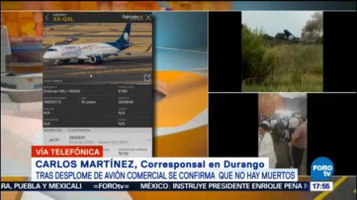 Autoridades Durango Confirman Hay Muertos Accidente Avión