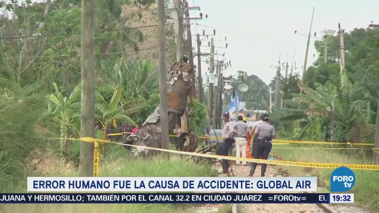 Accidente Avión Cubano Fue Causado Error Humanos