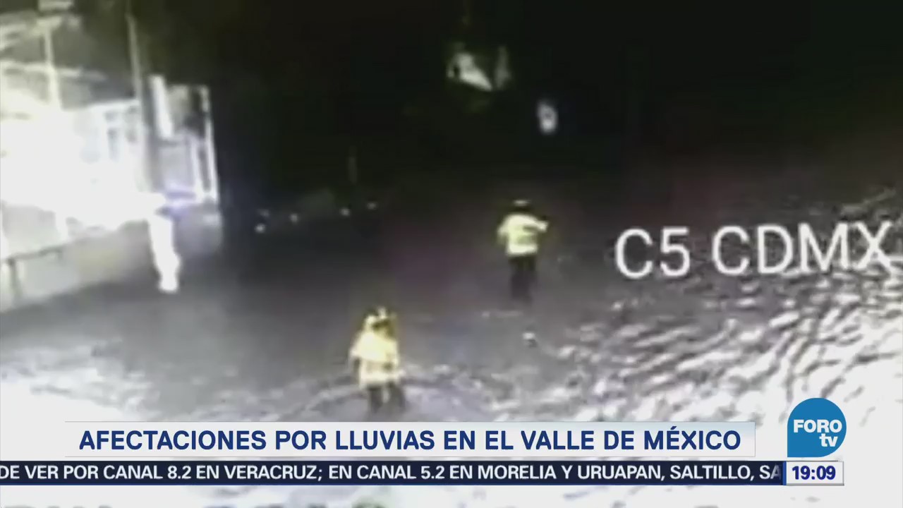 Afectaciones Lluvias Valle De México CDMX