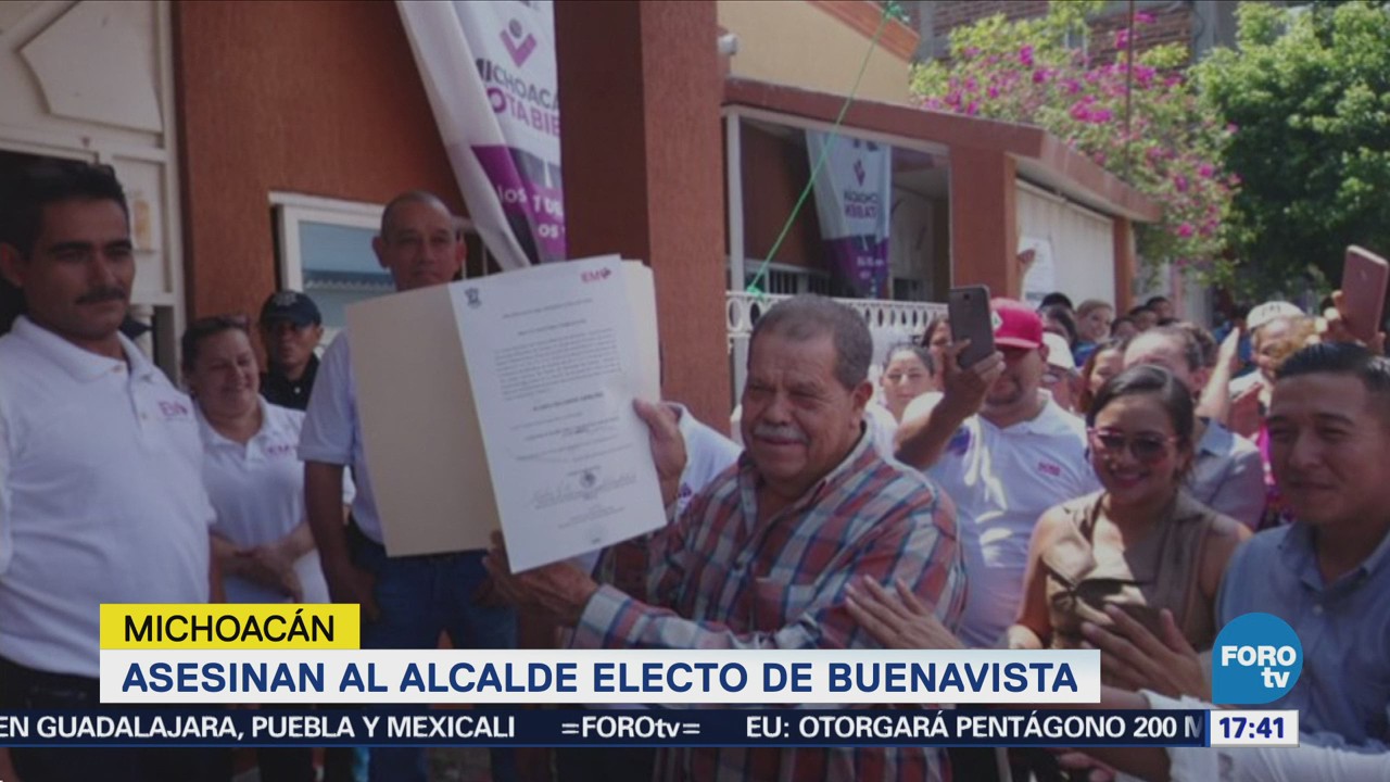 Asesinan Alcalde Electo Buenavista Michoacán