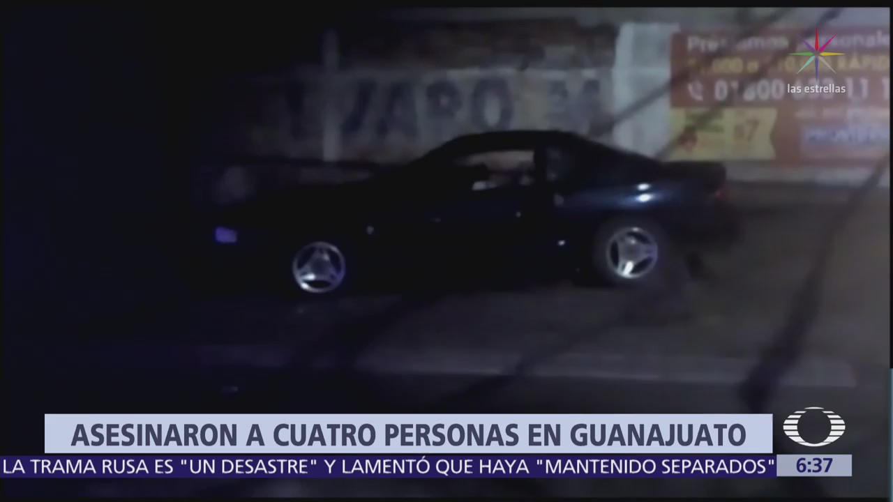 Asesinan a cuatro personas en Cortázar, Guanajuato