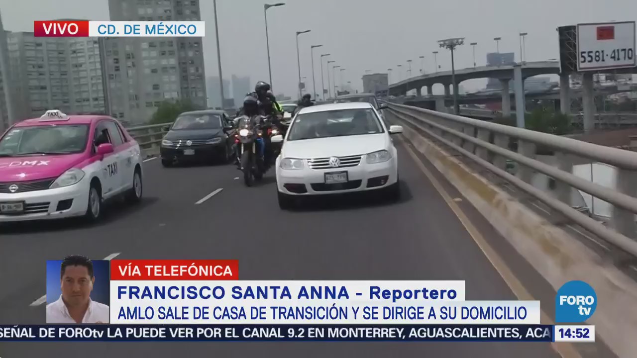 Automovilistas Saludan López Obrador Calles Cdmx
