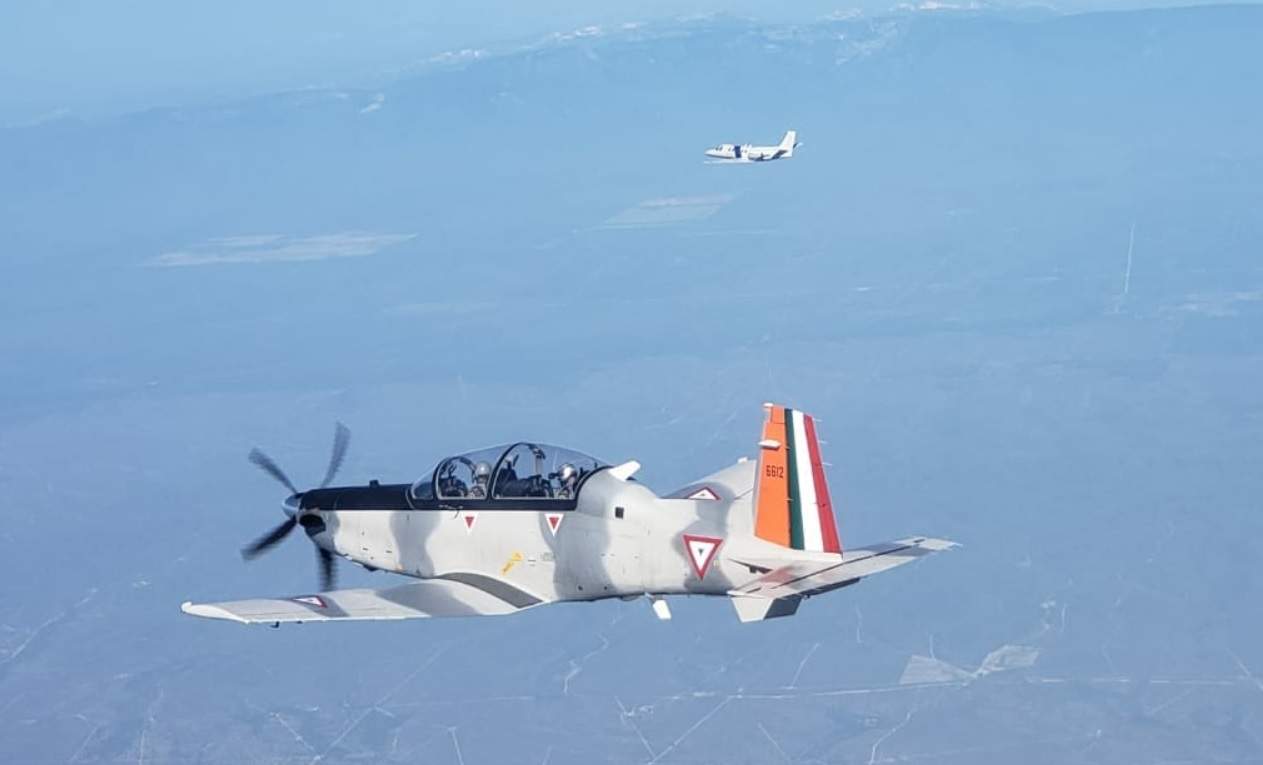 México y EU realizan ejercicio aéreo militar 'Amalgam Eagle 2018' en NL