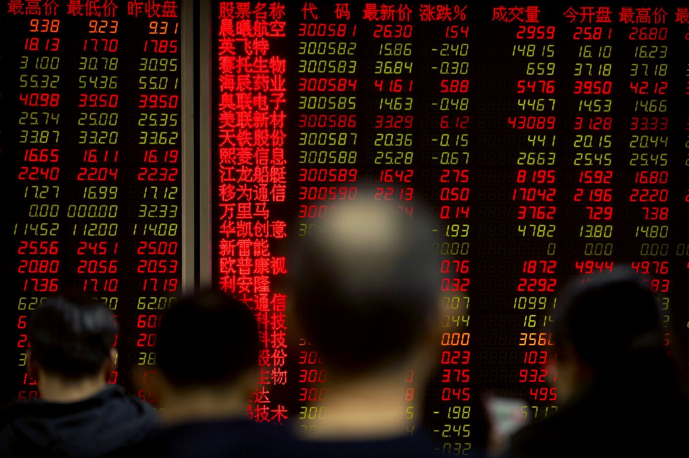 Bolsa de Tokio cae 1.33%, mercados de China al alza