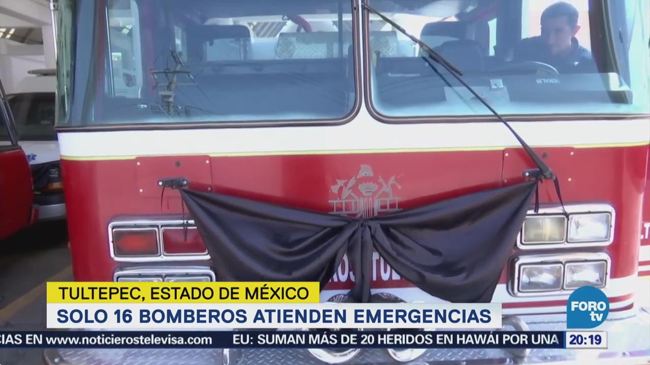 Bomberos Tultepec cuenta con 16 elementos para emergencias