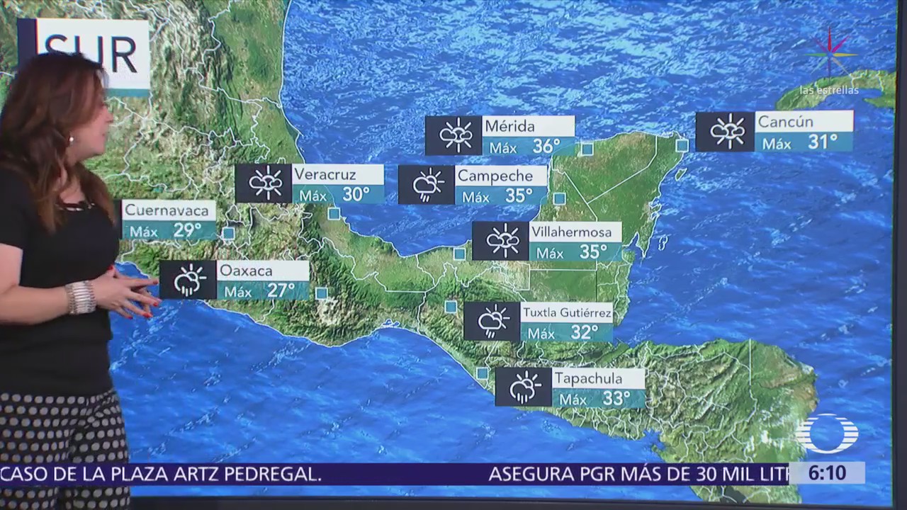 Canal de baja presión y onda tropical 16 ocasionarán lluvias en México