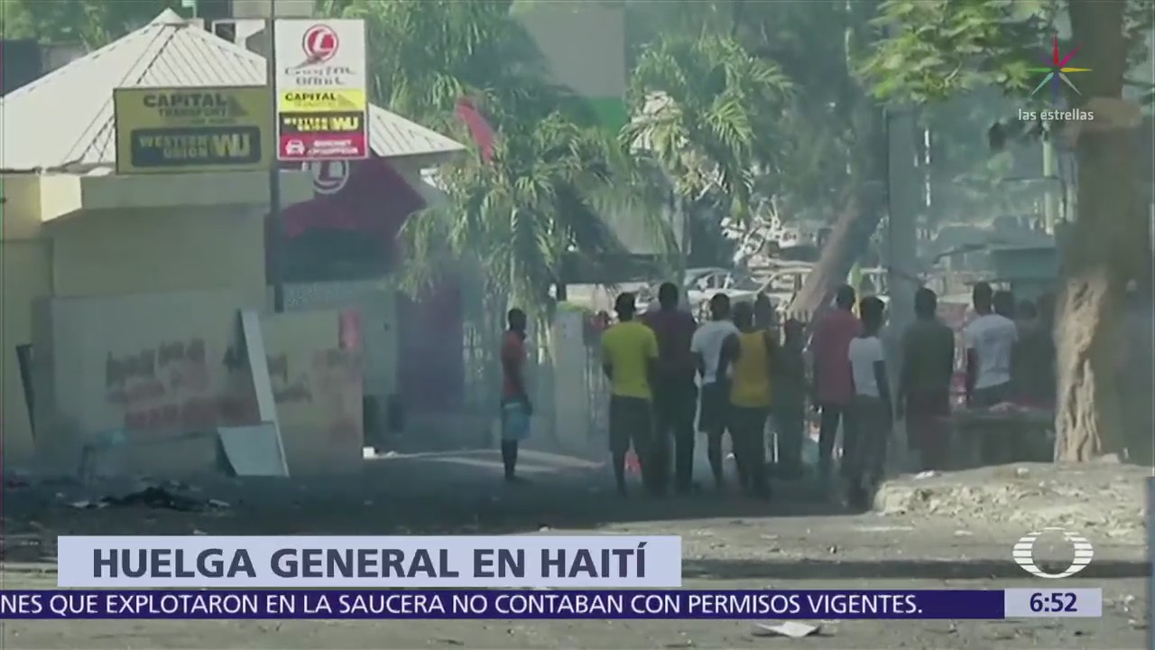 Capital de Haiti se paraliza por huelga contra gasolinazo