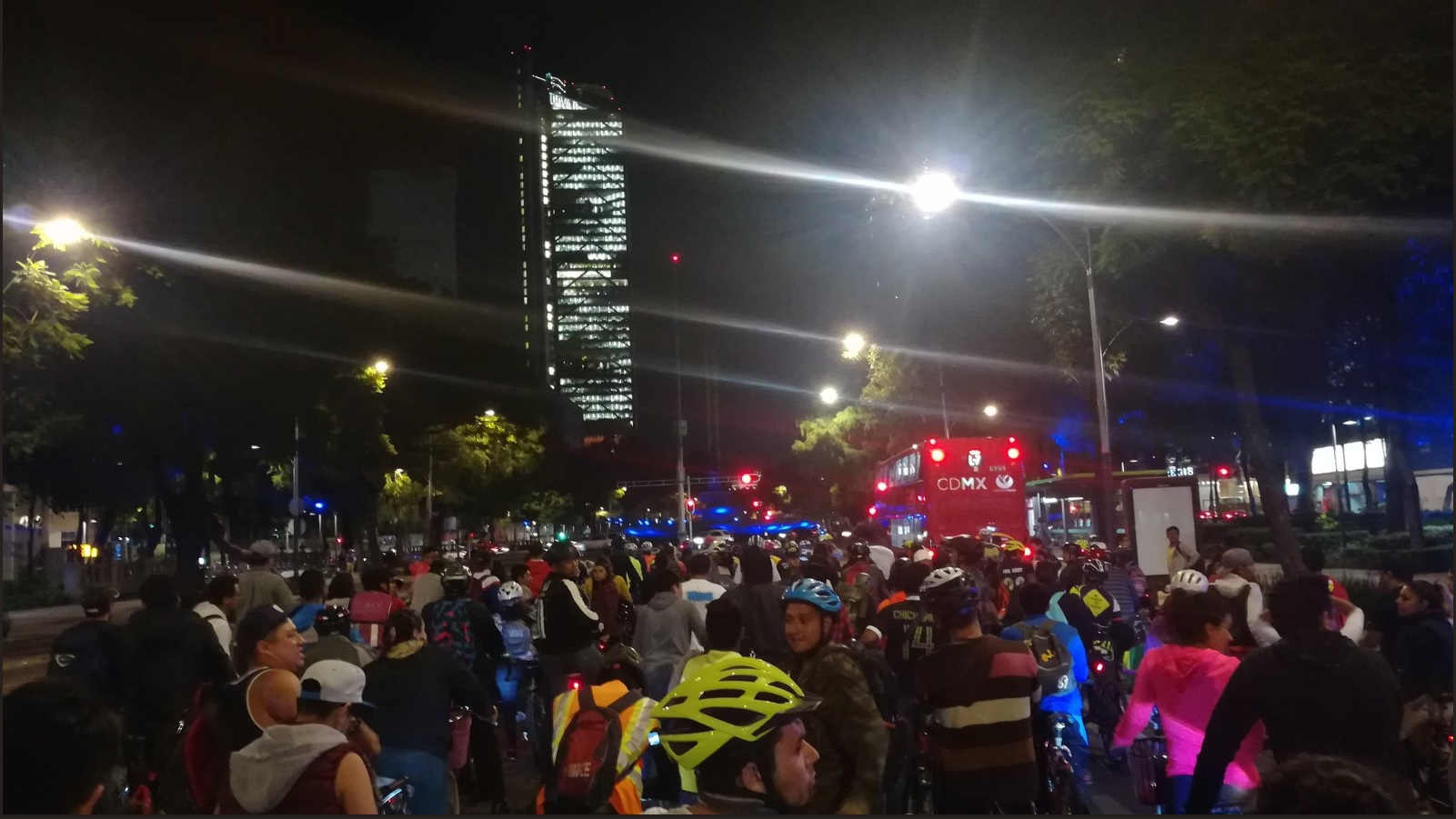Paseo ciclista cumple ocho años en la Ciudad de México