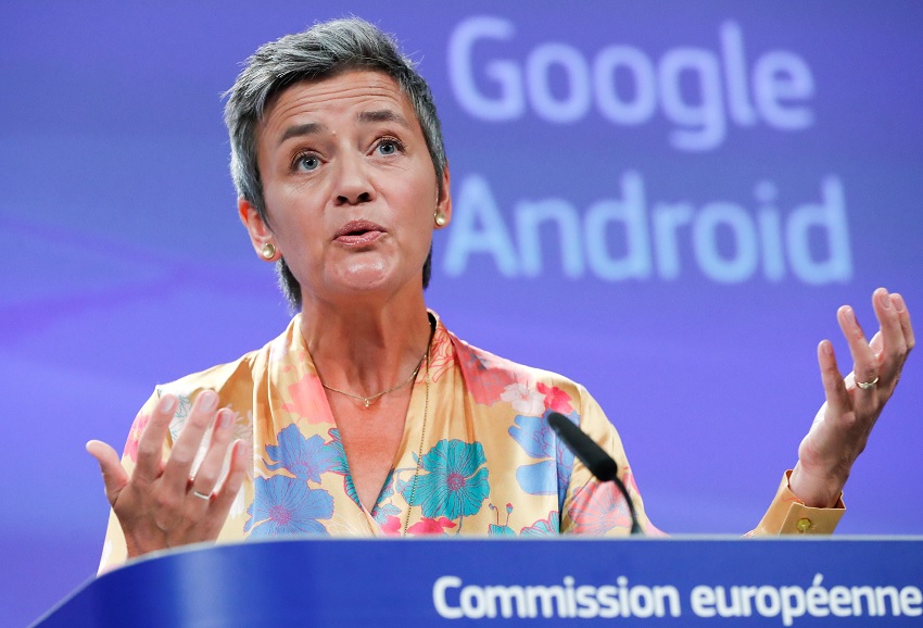 UE impone a Google multa récord de 5 mil mdd por caso Android
