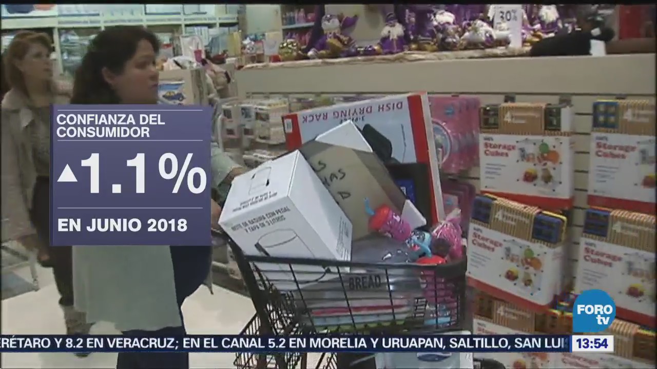Confianza del consumidor incrementa 1.1%: Banxico e INEGI