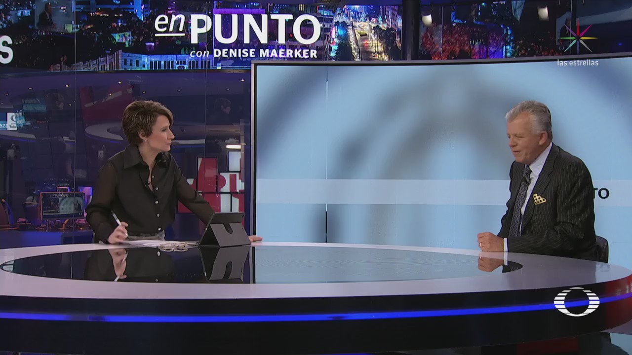 Denise Maerker entrevista al piloto Leonardo Sánchez