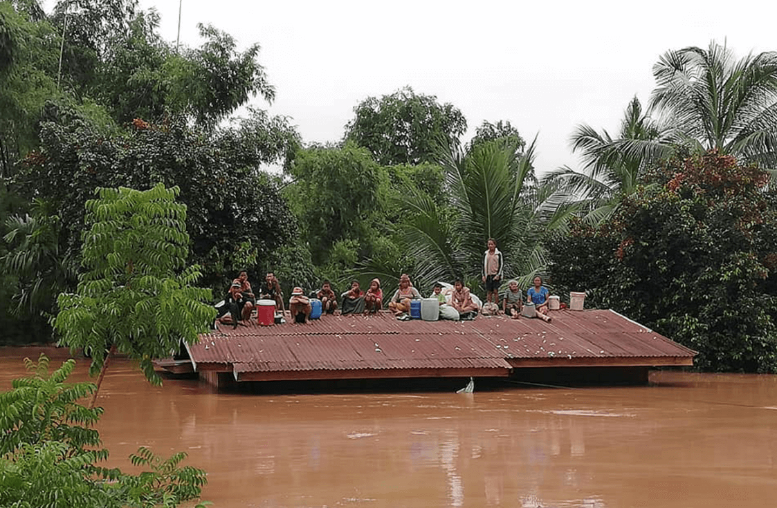 Se derrumba presa en Laos; hay varios muertos