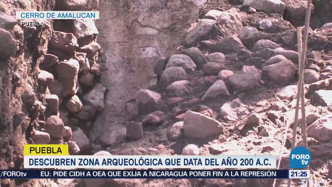 Descubren zona arqueológica en Puebla
