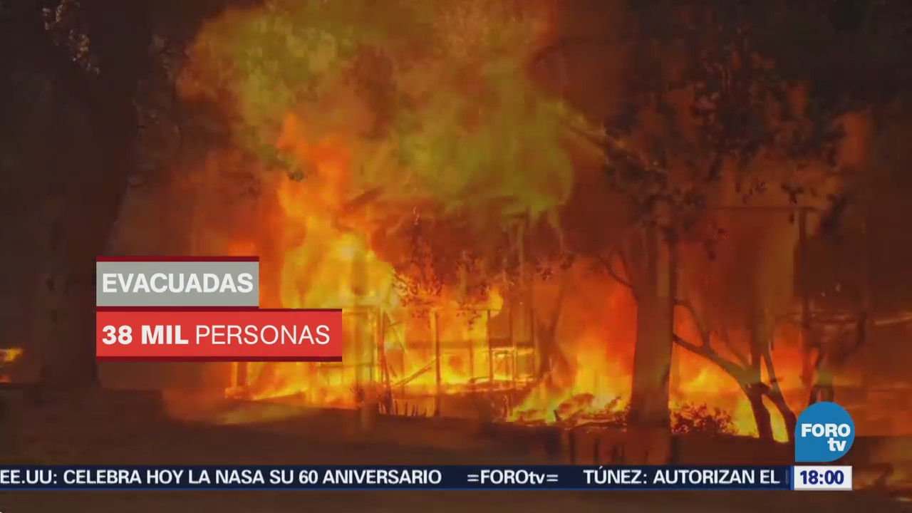 Seis muertos por incendios forestales en California