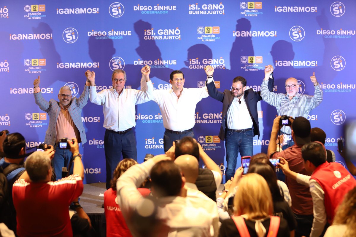 Diego Sinhué Rodríguez aventaja elección en Guanajuato