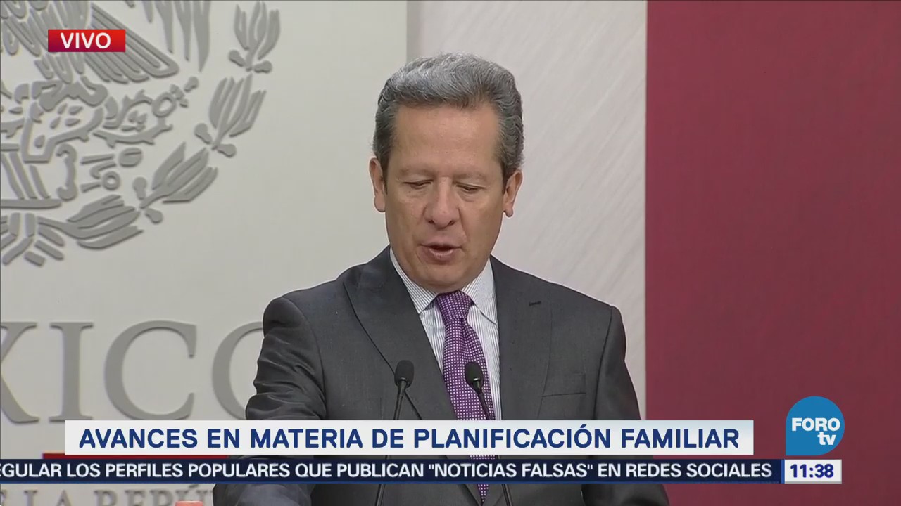 Eduardo Sánchez: Política de planificación familiar logra reducir el crecimiento demográfico