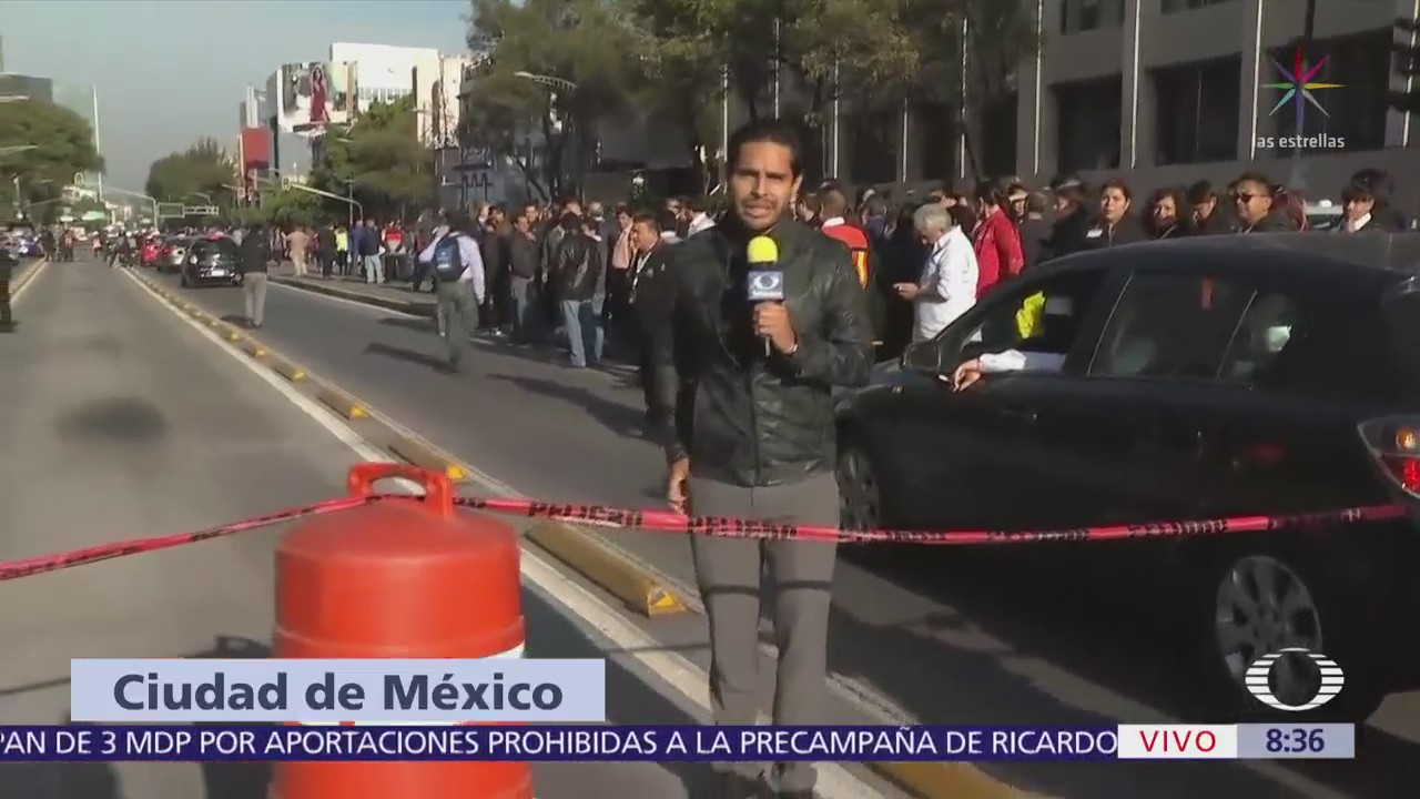 Empleados de Televisa Chapultepec abandonan instalaciones tras alerta sísmica