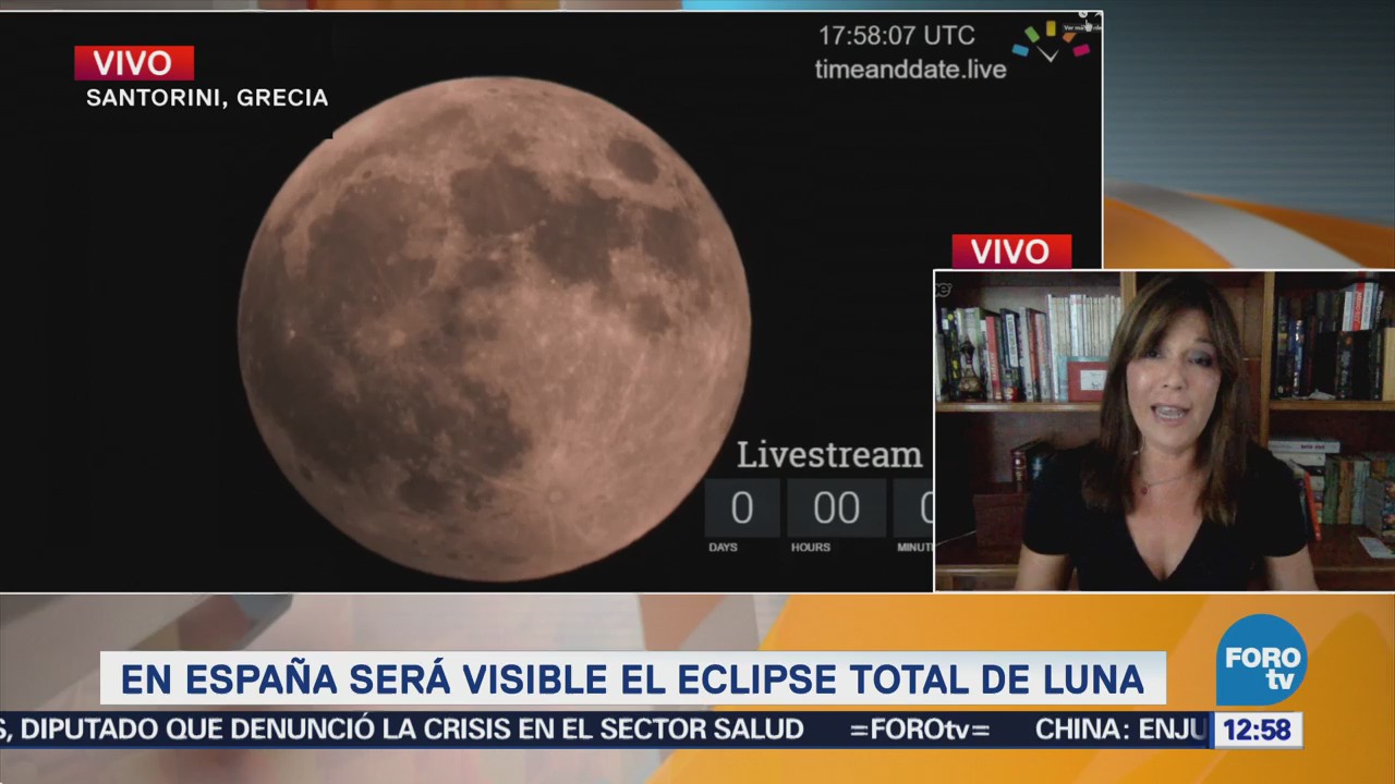 En España será visible el eclipse total de Luna