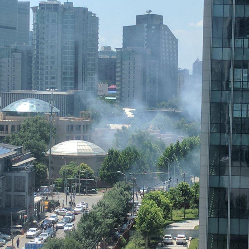 reportan explosion embajada eu pekin