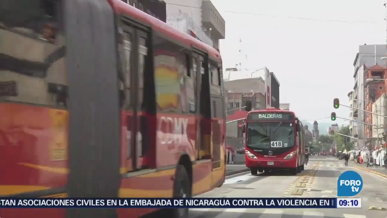 Metrobús suspenderá servicio en estaciones