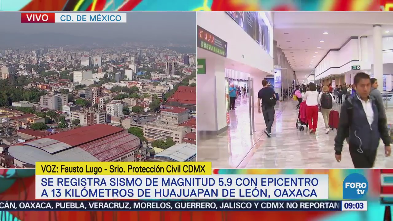 Fausto Lugo: Los servicios de la CDMX funcionan con normalidad luego de sismo