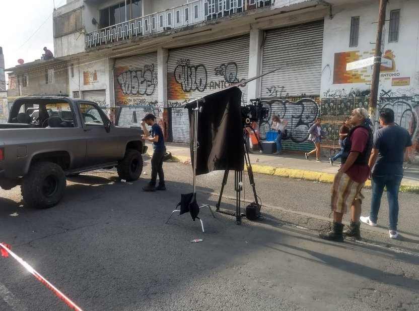 Filmación de serie causa pánico en Ciudad Nezahualcóyotl