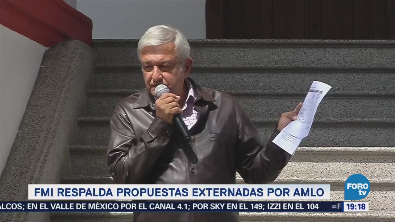 Fmi Respalda Propuestas Fiscales López Obrador