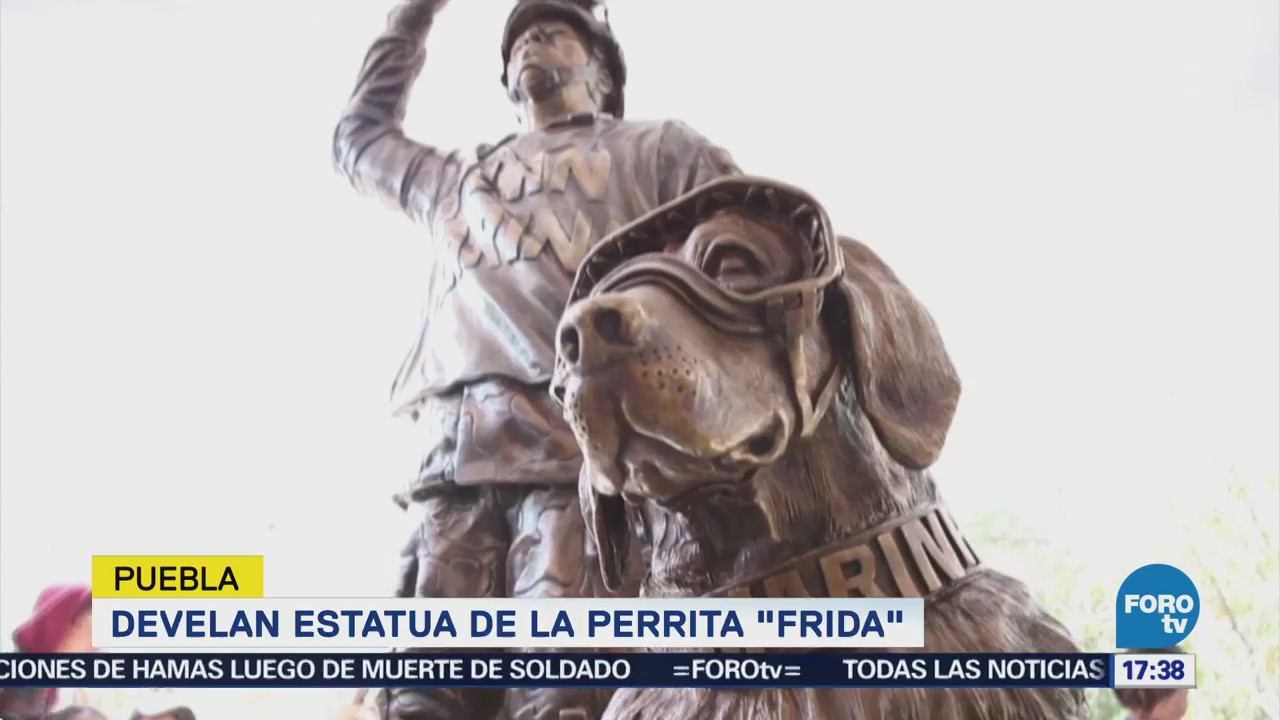 Frida Rescatista, Tiene Estatua Puebla