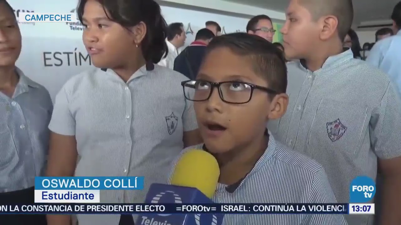 Fundación Televisa Reconoce Niños Jóvenes Campeche