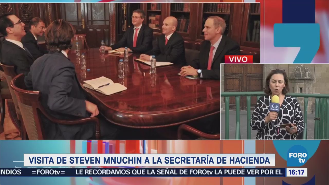 González Anaya Reúne Steven Mnuchin