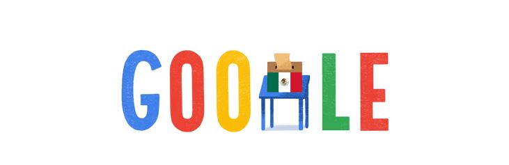 Google dedica doodle a las elecciones históricas en México