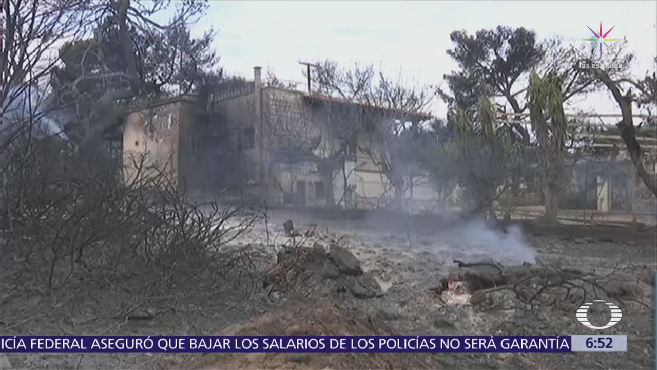 Grecia: Investigan si incendios forestales fueron provocados