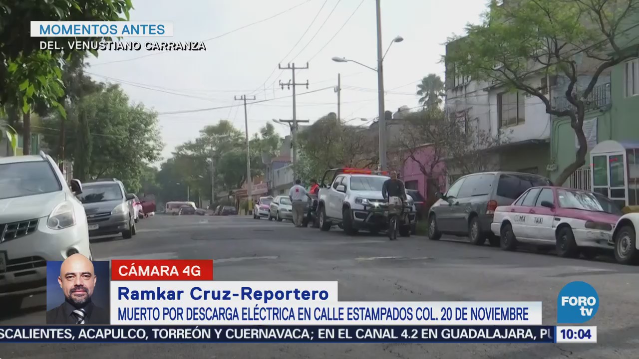 Hombre muere por descarga eléctrica en la delegación Venustiano Carranza, CDMX