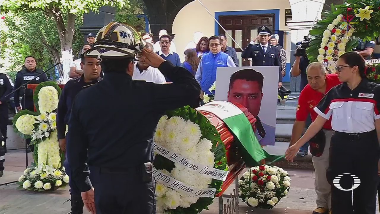 Homenajean Bomberos Caídos Explosiones Tultepec Edomex