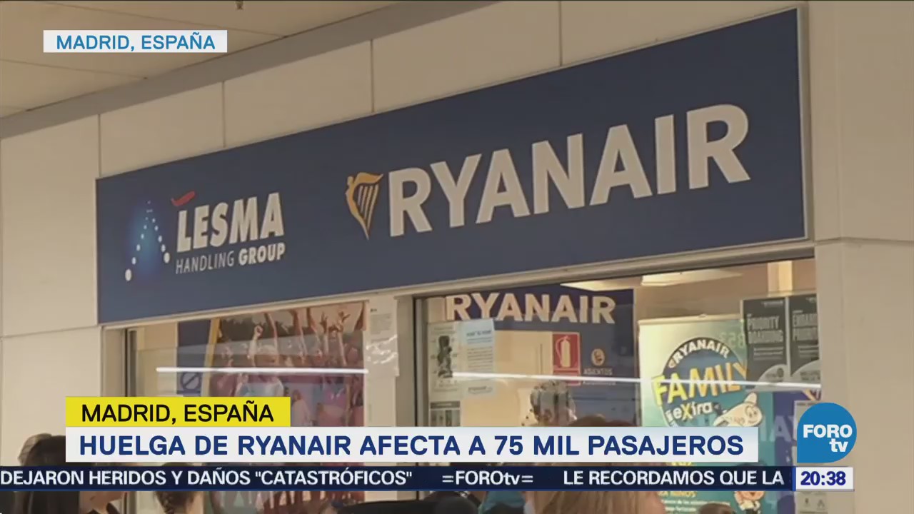 Huelga Aerolínea Ryanair Afecta Miles España