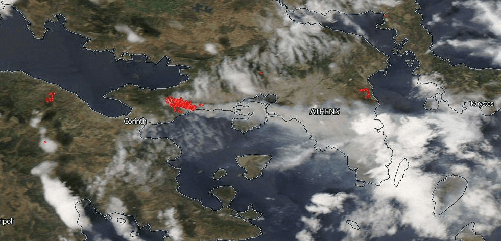 Muertos en Grecia por incendios que pudieron ser provocados
