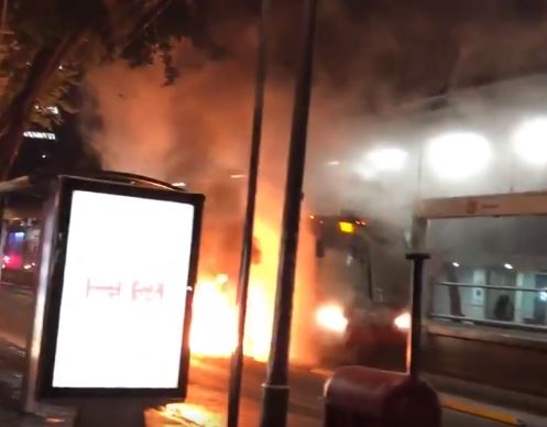 Incendio en Metrobús fue por corto circuito: Gobierno