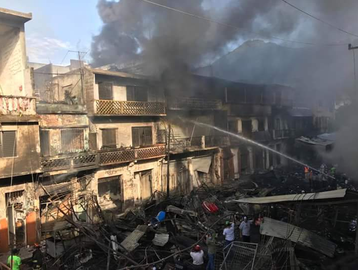 mueren dos mujeres incendio mercado tamazunchale slp