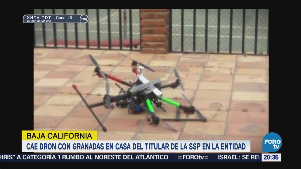 Investigan ataque con dron casa titular SSP Baja California