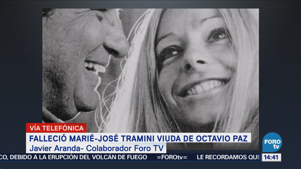 Javier Aranda: Marié-Jo y Octavio Paz fueron