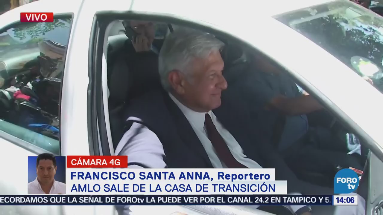 López Obrador Sale Casa Transición Calles CDMX