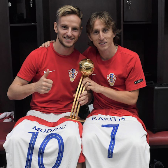 Los conmovedores mensajes entre Modric y Rakitic tras la final del Mundial