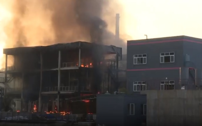 Explosión en parque industrial chino provoca 19 muertos y 12 heridos
