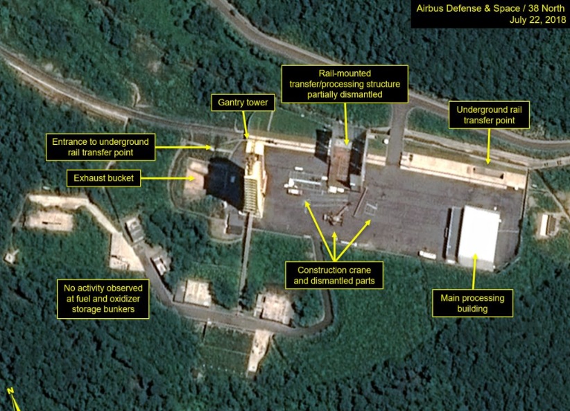 Norcorea desmantela instalaciones motores misiles balísticos