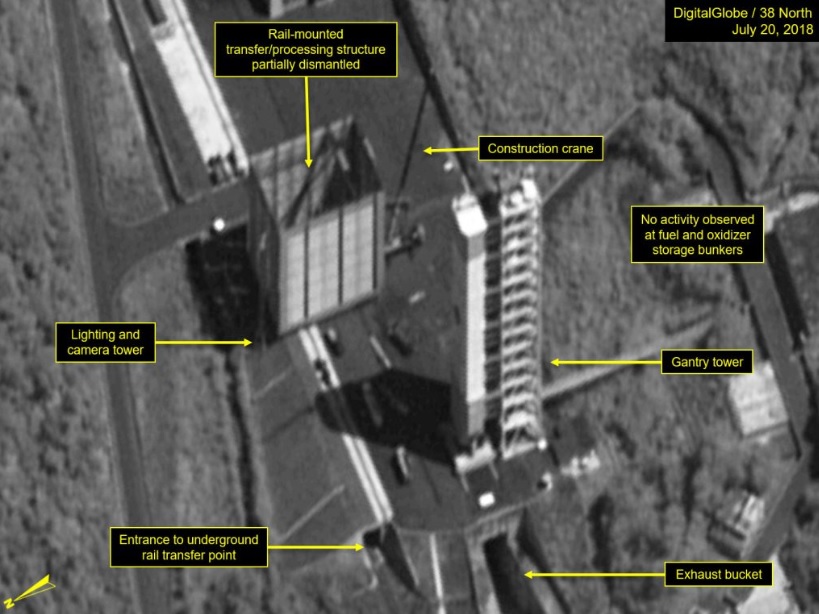 Norcorea desmantela instalaciones motores misiles balísticos