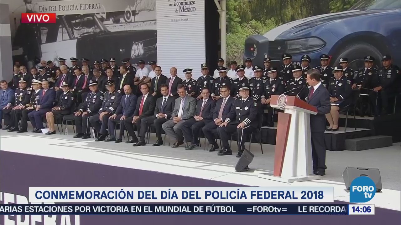 Peña Nieto reconoce trabajo policía federal