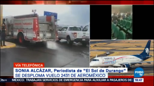 Solo 10 Pasajeros Accidente Aéreo Durango Salieron Ilesos