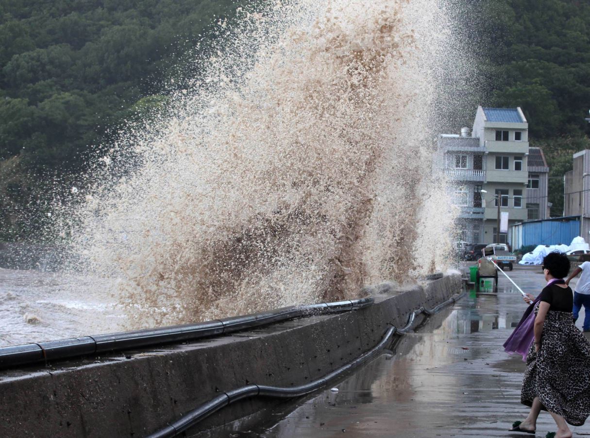 Tifón María deja devastación en China