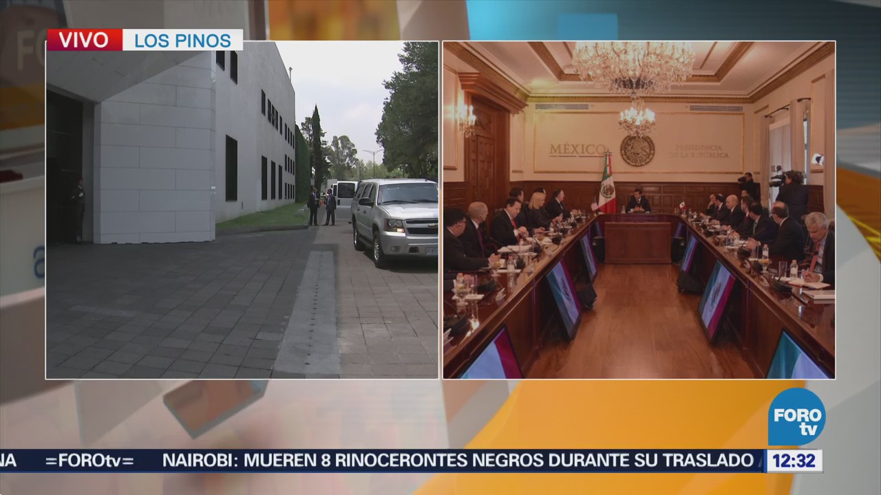Concluye reunión entre Mike Pompeo presidente Peña Nieto